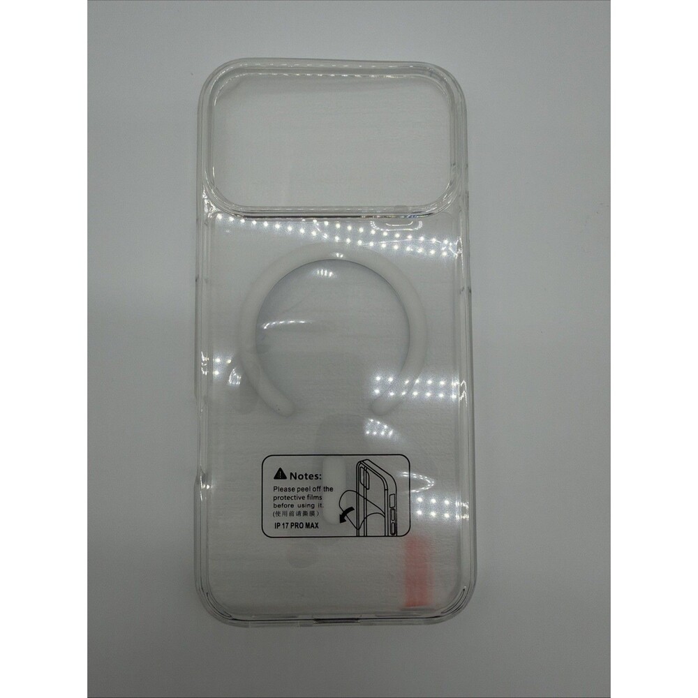 iPhone 17 Pro Max Clear Case with MagSafe And Screen Protector